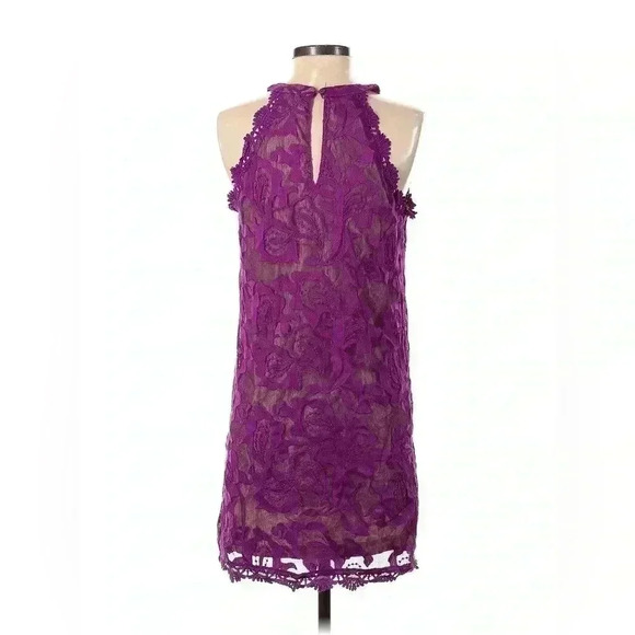 Skies are Blue scallop Edge Sparkling Violet Dress (NWT) - Picture 2 of 6